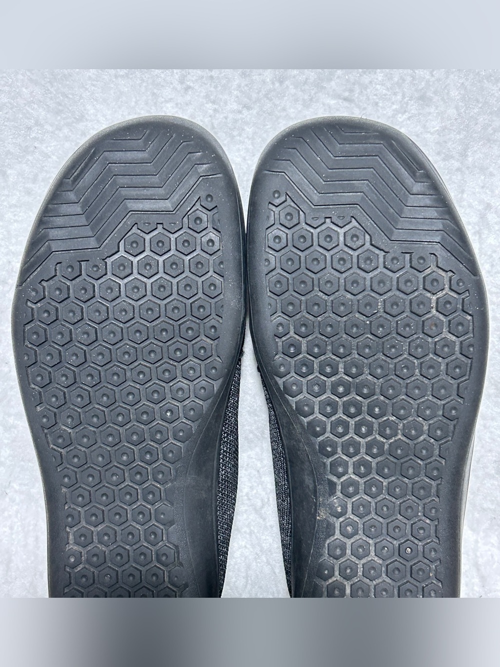 Whitin Mens Blk Knit Zero-drop Minimalist Running Barefoot Sneaker SZ EU 43 US 9 - Picture 9 of 11